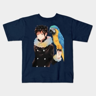 Izaya with Parrot Kids T-Shirt